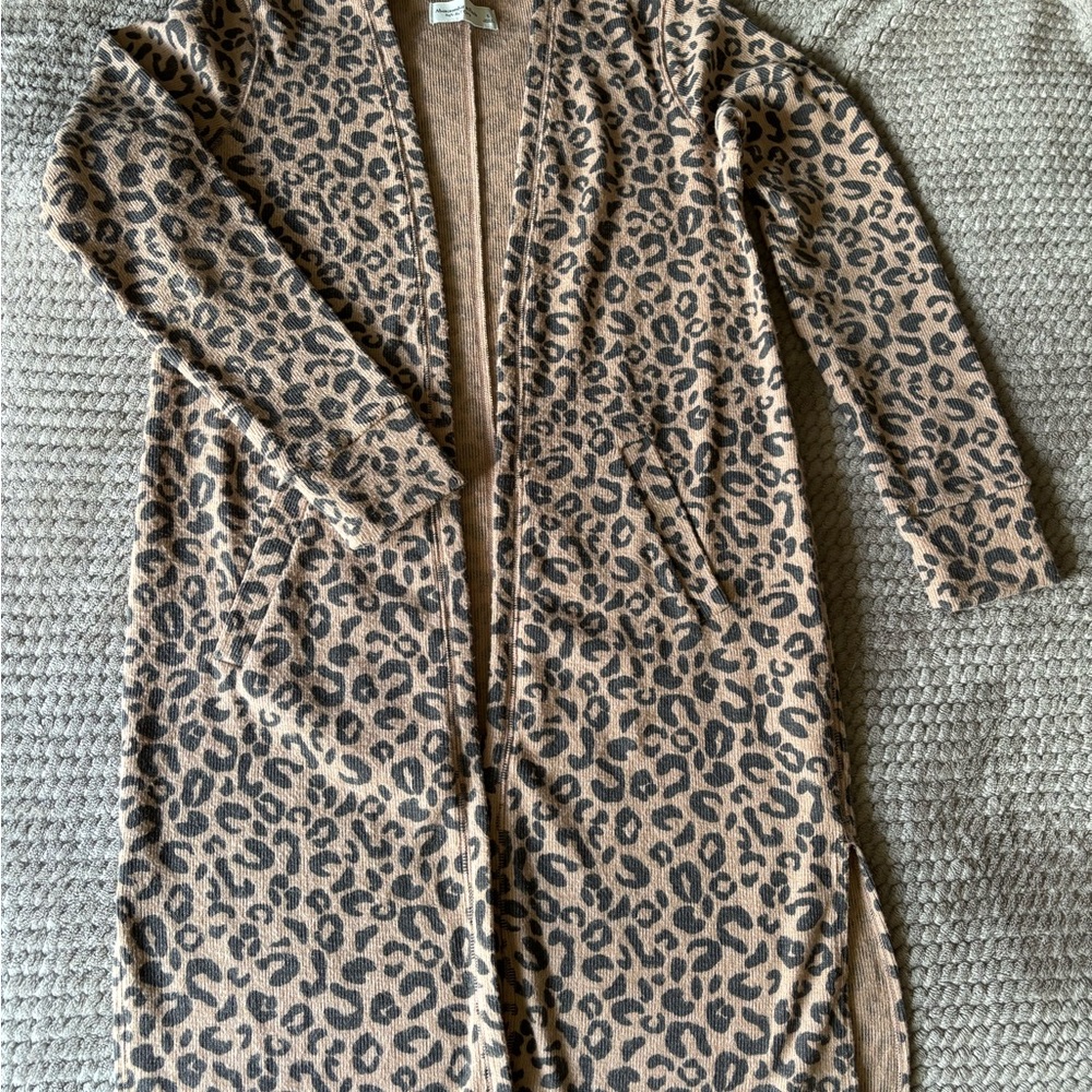 Leopard Print Cardigan